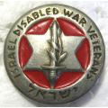 ISRAEL DISABLED WAR VETERANS PIN BADGE IN VERY GOOD CONDITION