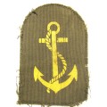 S.A. NAVY MARINES LEADING SEAMAN PRINTED BADGE IN USED CONDITION