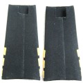 OLD S.A. NAVY PAIR OF PLASTICISED, COMMANDER SLIP ON SHOULDER BOARDS IN VERY GOOD CONDITION