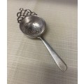 Silver plated tea strainer