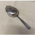 Silver plated tea strainer