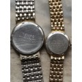 TEMPO HIS AND HERS GOLD PLATED WATCH SET