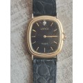 BEAUTIFUL GOLD PLATED LADIES LANCO WATCH IN EXCELLENT WORKING CONDITION