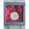 MENS POCKET WATCH NEW IN BOX IN EXCELLENT WORKING CONDITION
