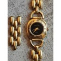 LADIES EMILE FRANCE GOLD PLATED QUARTZ WATCH IN EXCELLENT WORKING CONDITION