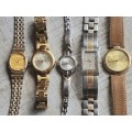 5 x LADIES BRANDED WATCH COLLECTION ALL IN EXCELLENT WORKING CONDITION