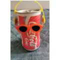 VINTAGE COCA COLA SWINGCAN WITH SUNGLASSES IN ORIGINAL BOX FROM THE 80`S (DANCING COKE CAN)