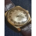 VINTAGE MENS TOSCA 17 JEWELS GOLD PLATED MECHANICAL WATCH IN EXCELLENT WORKING CONDITION