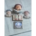 ASSORTMENT OF NOBLEMEN THEMED WALL PLAQUES BIDDING FOR ALL 5 ITEMS