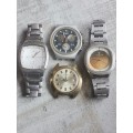 MENS WATCHES UNTESTED SELLING FOR SPARES OR REPAIRS