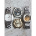 MENS WATCHES UNTESTED SELLING FOR SPARES OR REPAIRS