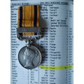 SAGS Zulu War medal M.J.Flood 57th foot