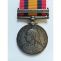 Boer War QSA Medal Mr Cunningham Imp Mil. Railway.