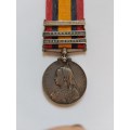 Boer War QSA Medal correctly named to pte M.Mccardle K.O.Scot.Bord.