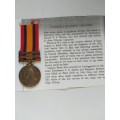 Boer War QSA Medal correctly named to 102 Tpr.T.A.Chicott.Warrens M.I.