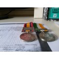 Boer War Medals (Wepener) QSA & KSA