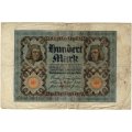 Germany - 100 Mark, 1920, One Hundred Mark, p69 b