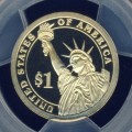 2007 PCGS Graded Proof-69 DCam, Presidential Dollar, $1, USA, America, John Adams