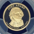 2007 PCGS Graded Proof-69 DCam, Presidential Dollar, $1, USA, America, John Adams