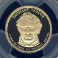 2009 PCGS Graded Proof-69 DCam, Presidential Dollar, $1, USA, America, Zachary Taylor