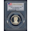 2016 PCGS Graded Proof-69 DCam First Strike, Presidential Dollar, $1, USA, America, Ford
