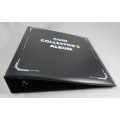 Coin and Banknote Collector`s Album, Heavy Duty 3 Ring Album for Collectors Pages, A4 Binder