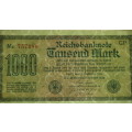 Germany - 1000 Mark, 1922, p-76g , Wavy Lines Watermark