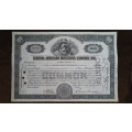 General American Investors Company, Stock Certificate, 1934, 100 Shares issued to Gilbert Colgate