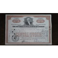 New York Central Railroad Company, Stock Certificate, 1955, 25 Shares