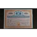 Pennsylvania Railroad Company, Stock Certificate, 1952, 5 Shares