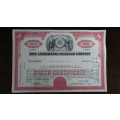 Erie Lackawanna Railroad Company, Stock Certificate, 1962,100 Shares