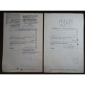 2 x Pennsylvania Railroad Company, Stock Certificates, 1961 + 1965