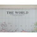 1899 Map of The World, Very Good Condition, Original Miller Map
