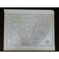 1905 Map of South Africa, Very Good Condition, Original Cram`s Map