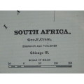 1880 Map of Africa, Excellent Condition, Original Cram Map