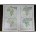 1906 Map of Africa, Very Good Condition, Original German Westermann Map