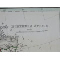 1838 Map of Northern Africa, Excellent condition, Original Bradford Map