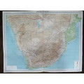 1922 Map of South Africa - Excellent Condition, Original Bartholomew Map