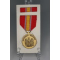 National Defense Service Medal, in original box with Ribbon and Bar, USA