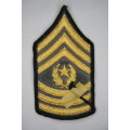 United States Army Command Sergeant Major Rank Insignia Patch E9