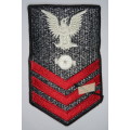 United States Navy Petty Officer 1st Class Rank Insignia Patch E6, PO1 Boiler Technician