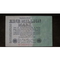 Germany - 1 Million Mark, 1923 , p101 , Oak Leaves Watermark