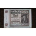 Germany - 5000 Mark, 1922 , p81a , Stars Watermark