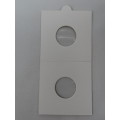 20 mm Self Adhesive Coin Holders, 20 x Hartberger Coin Flips, No PVC