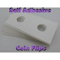 17.5 mm Self Adhesive Coin Holders, 20 x Hartberger Coin Flips, No PVC