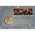 American Revolution Bicentennial First Day Cover 1976 with Thomas Jefferson Medal