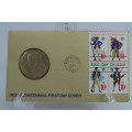 American Revolution Bicentennial First Day Cover 1975 with Paul Revere Medal