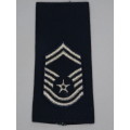 1 Pair United States Air Force Serior Master Sergeant Insignia Shoulder Boards Rank Epaulettes E8