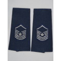 1 Pair United States Air Force Master Sergeant Insignia Shoulder Boards Rank Epaulettes E7