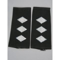 1 Pair United States Army JROTC Colonel Insignia Shoulder Boards Rank Epaulettes C5
